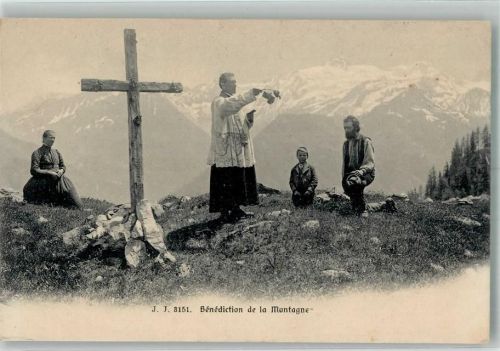 2350 Saignelégier - Gipfelkreuz Bendiction de la Montagne