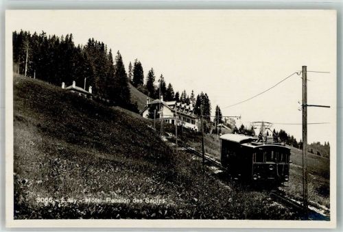 1807 Blonay Foto AK Bergbahn Hotel Pension des Sapins