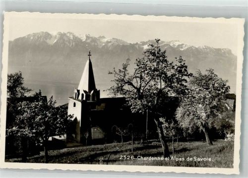 1803 Chardonne Foto AK Kirche