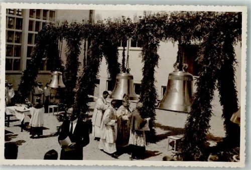 9240 Uzwil Foto AK Kirchen- glocke Weihe Ort handschriftlich