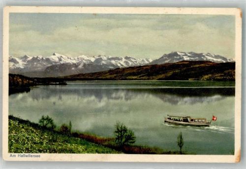 5712 Beinwil am See 1933 Foto AK Hallwilersee