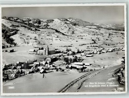 9652 Neu St. Johann - Skigelände Bühl und Rietbach Winter