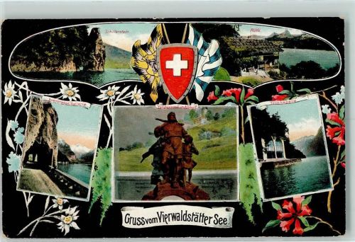 6460 Altdorf UR - Telldenkmal Rütli Tellskapelle