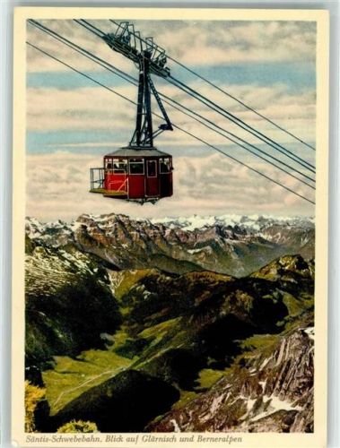 Schwägalp Foto AK Seilbahn Säntis Foto Gross