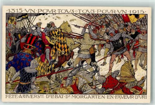 6315 Morgarten - Fete Aniviers de la Bat de Morgarten en Faveur d Uri