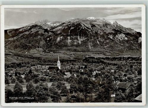 6064 Kerns - Fliegeraufnahme Pilatus