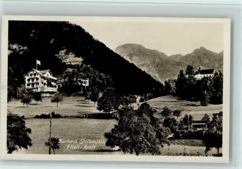 6073 Flüeli-Ranft 1942 - Kurhaus Stolzenfels, Verlag Globetrotter Nr. 1442, gute Erhaltung AK.