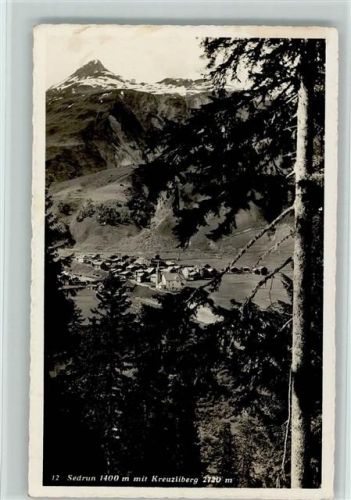 7188 Sedrun - mit Kreuzliberg Militärpost Feldpost