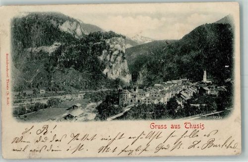 7430 Thusis 1903 Relief AK