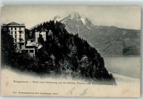 6363 Bürgenstock 1905 - Hotels Pilatus Vierwaldstättersee