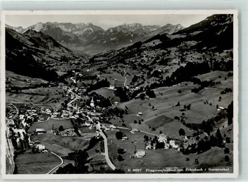 3762 Erlenbach im Simmental - Fliegeraufnahme