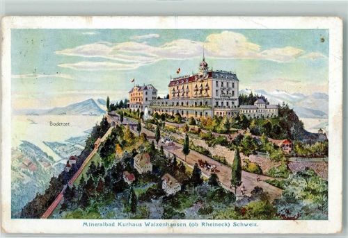 9424 Rheineck Gebrauchsspuren Mineralbad Kurhaus Walzenhausen Bodensee