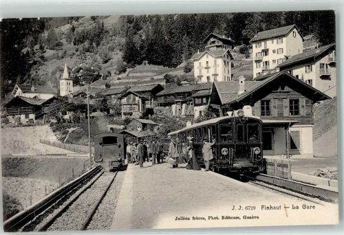 1925 Finhaut - Bahnhof Eisenbahn