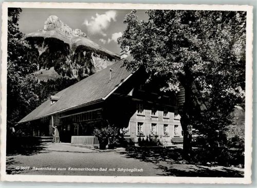 6197 Schangnau - Bauernhaus zum Kemmeribodenbad Schybegütsch