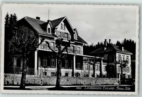 2533 Leubringen Evilard Foto AK Schwesternheim des Roten Kreuzes