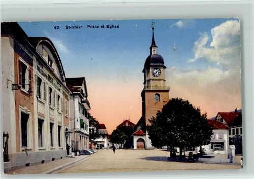 2610 St-Imier Saint-Imier - Post Kirche Kirchplatz