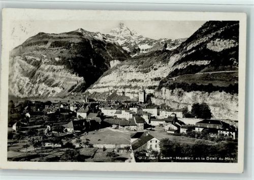 1890 St-Maurice - La Dent du Midi