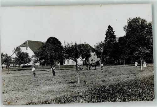 4133 Pratteln Privatfoto AK Landwirtschaft E. Dill-Grieder Freukendorf Höchenrain um 1920