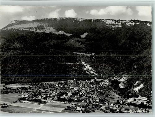 1446 Baulmes - Fliegeraufnahme Baulmes et la Chaine des Aiguilles