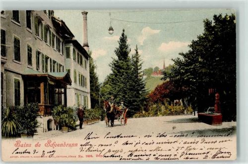 6313 Bad Schönbrunn Menzingen 1905 - Therme