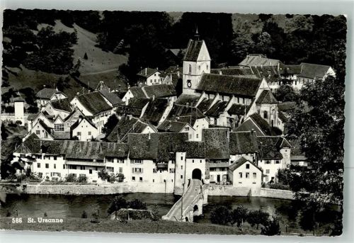 2882 St-Ursanne Foto AK Kirche