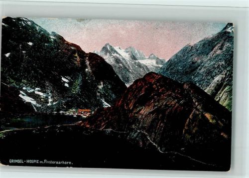 Grimsel - Hospiz mit Finsteraarhorn