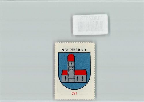 8213 Neunkirch - Vignette Wappen Kaffee Hag ca 1920-1940