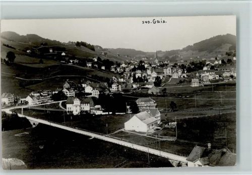 9056 Gais - Teilansicht, gute Erhaltung AK