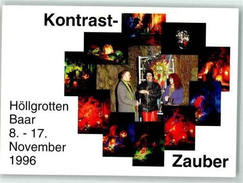 6340 Baar - Kontrastzauber Glas-und Stein-Kunstwerk Höllgrotten