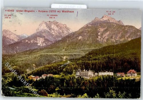 7552 Vulpera - Waldhaus, Piz Ayuz, Piz Lischanna, Piz St. Jon