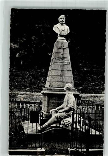 6487 Göschenen Foto AK Denkmal Favre