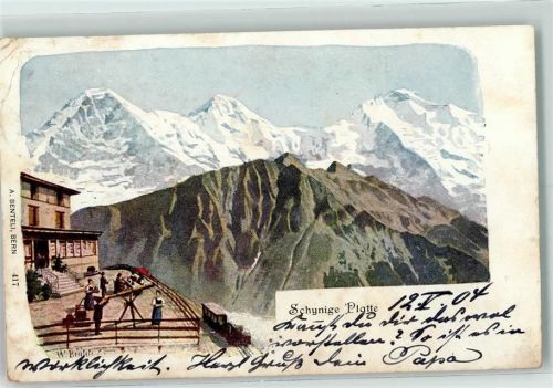 Schynige Platte 1904 Gebrauchsspuren