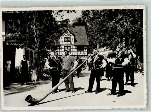 8000 Zürich - Landesausstellung 1939 Alphornbläser