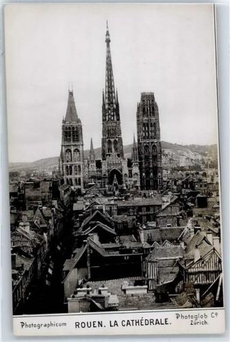 8000 Zürich - Rouen.La Cathedrale, Photographicum, Photoglob, Werbung Chocolat Tobler