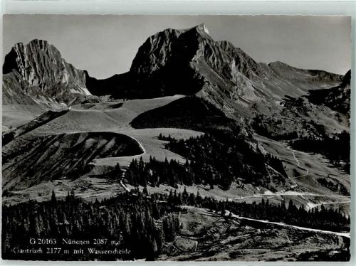 Gantrisch Gebrauchsspuren Nünenen Wasserscheide