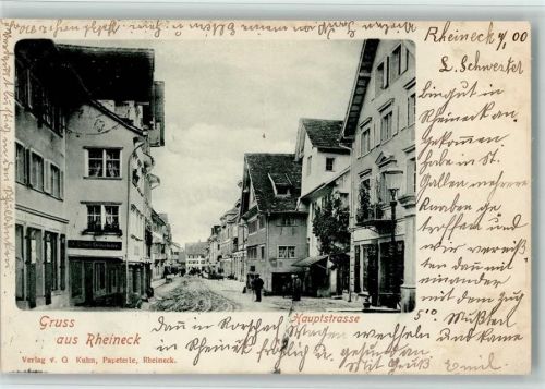9424 Rheineck 1900 - Hauptstrasse