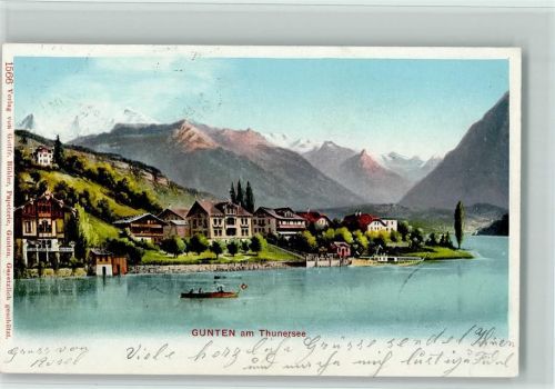 3654 Gunten 1904 - Thunersee