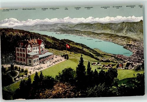 8000 Zürich - Kurhaus Zürichberg Alpenkette