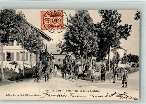 La Cure Postkutsche Schweiz 1906 BOAKC