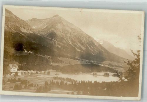 7078 Lenzerheide/Lai 1927 Foto AK Lenzerheidsee