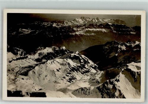 Churfirsten Winter Fliegeraufnahme Murgseetal