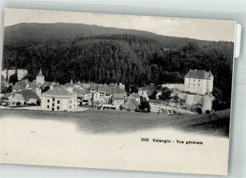 2042 Valangin Foto AK Schloss