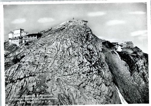 Schwägalp - Bergstation, Restaurant, Säntis-Schwebebahn, Observatorium, Hotel Säntis