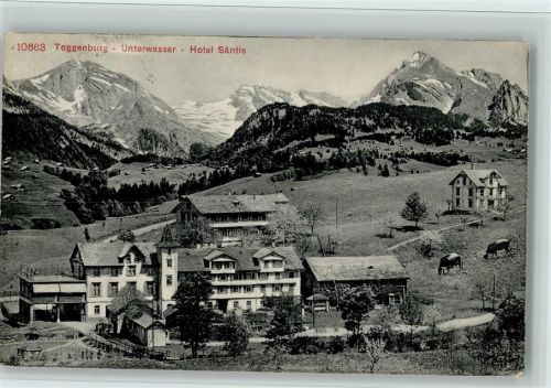 9657 Unterwasser 1909 - Hotel Säntis AK