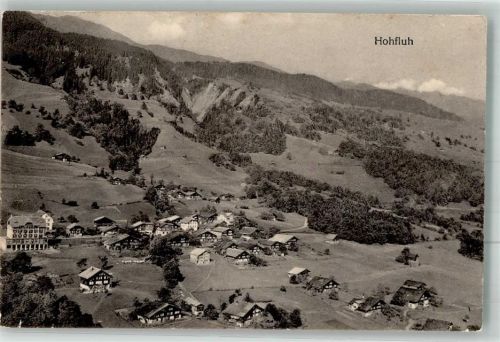 6083 Hasliberg Hohfluh 1917 Foto AK Bahnpost Zug 725