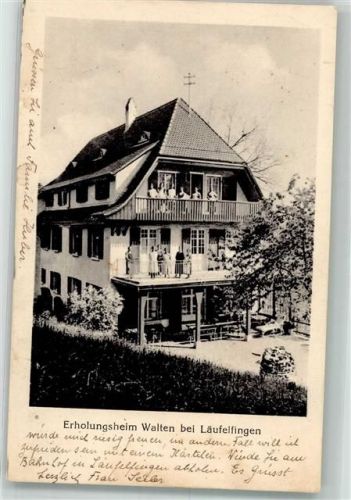 4448 Läufelfingen 1928 Foto AK Pension Erholungsheim Walten