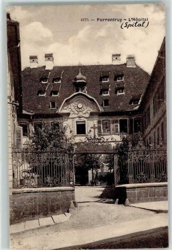 2900 Porrentruy Pruntrut 1918 - Spital