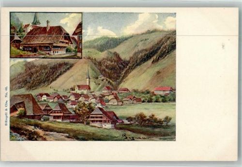 3534 Signau Lithographie / Künstlerkarte