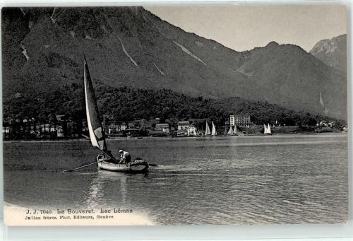 1897 Bouveret - Lac Léman Segelboot