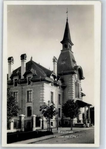 1446 Baulmes 1929 - Hotel de Ville